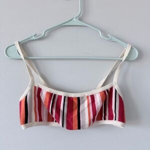 Orseund Iris Striped Multicolor Crop Top